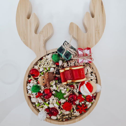 Wooden Reindeer Tray