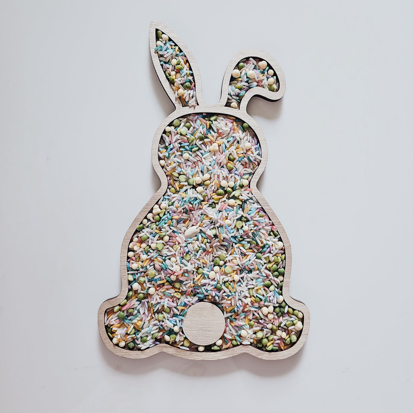 Thin Wooden Bunny Tray