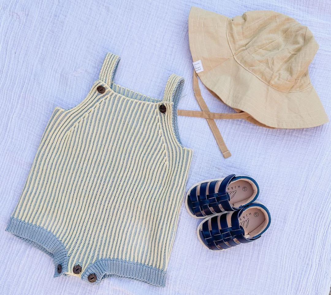 Beachside Romper - Blue