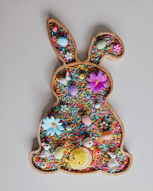 Wooden Bunny Tray