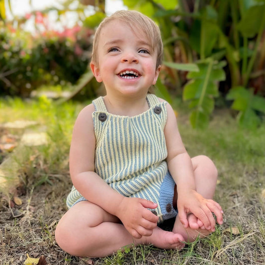 Beachside Romper - Blue